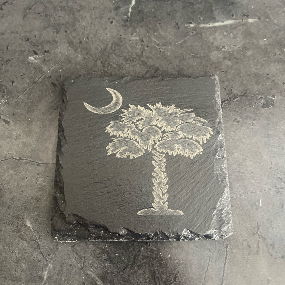 Palmetto Tree Coasters 4 pack